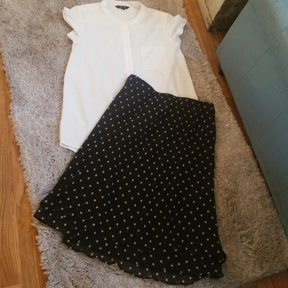 Polka Dot fashion skirt large